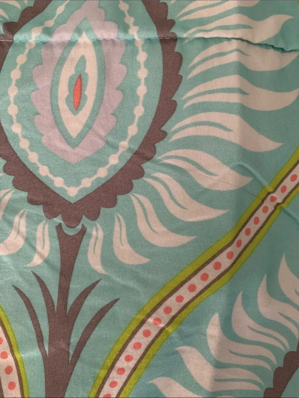 Reversible Turquoise and Gray Decorative Pillow Sham Set